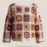 Handmade organic cotton crochet jumper by Ana Chic