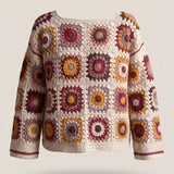 Handmade organic cotton crochet jumper by Ana Chic