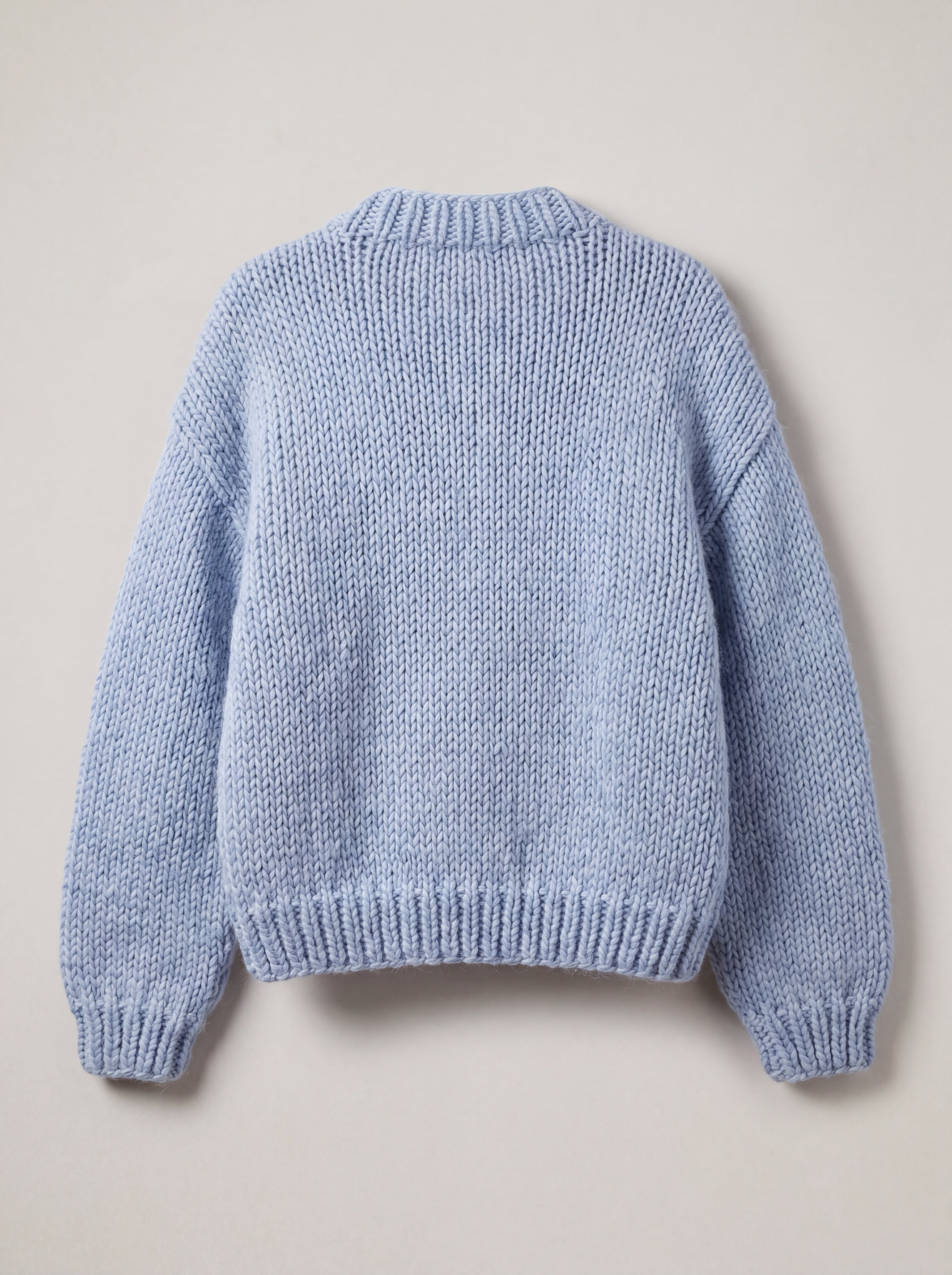 Handmade chunky wool knitted cardigan by Ana Chic