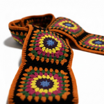 Crocheted Scarf — handmade organic cotton crochet accessories by Ana Chic, detail 2