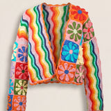 Handmade organic cotton cardigan by Ana Chic