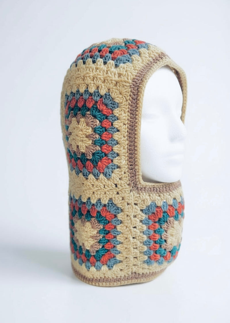 Balaclava — handmade organic cotton crochet balaclava by Ana Chic