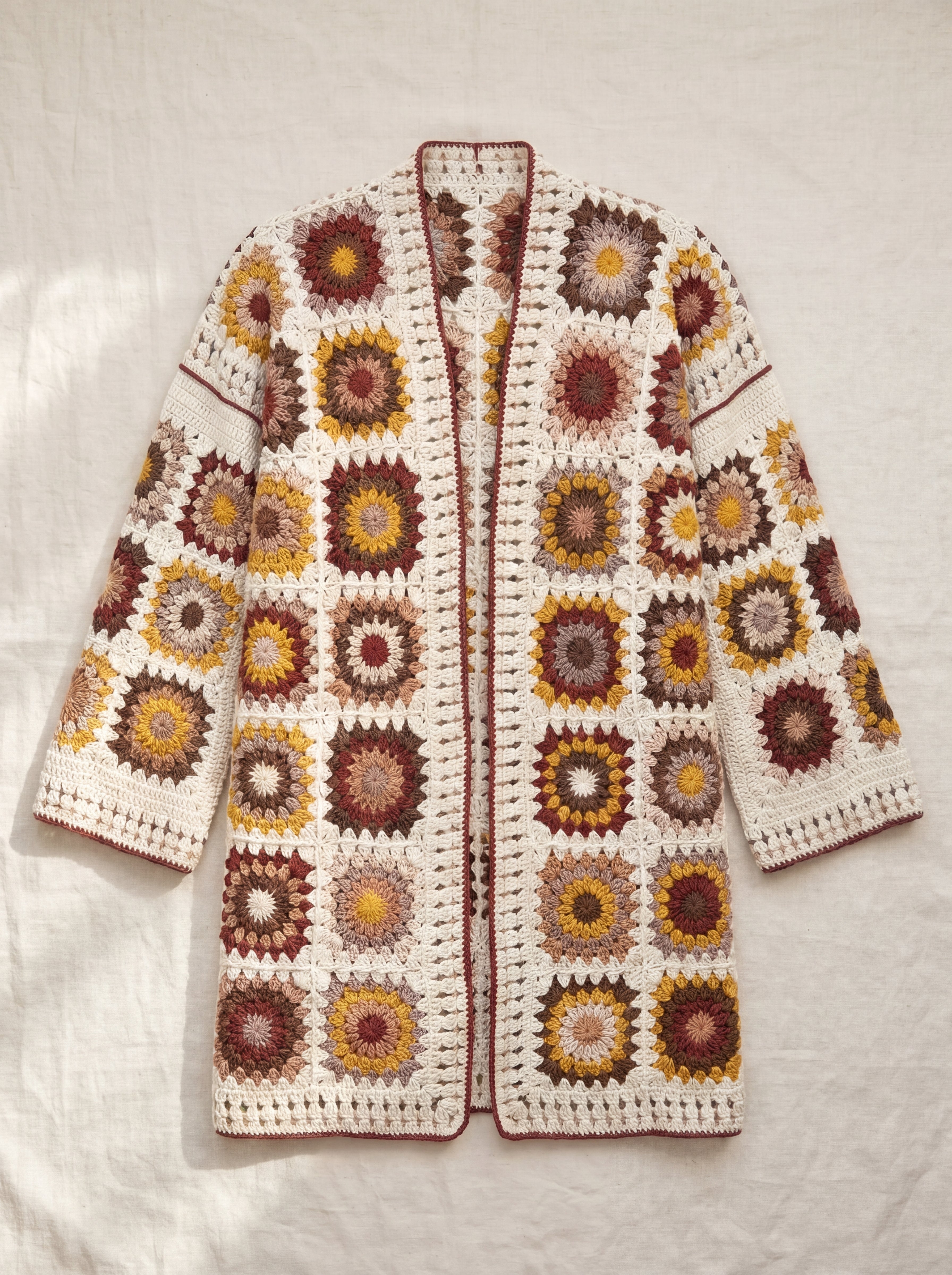 Handmade organic cotton cardigan by Ana Chic
