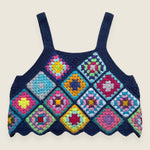 Handmade organic cotton crochet top by Ana Chic