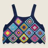 Handmade organic cotton crochet top by Ana Chic