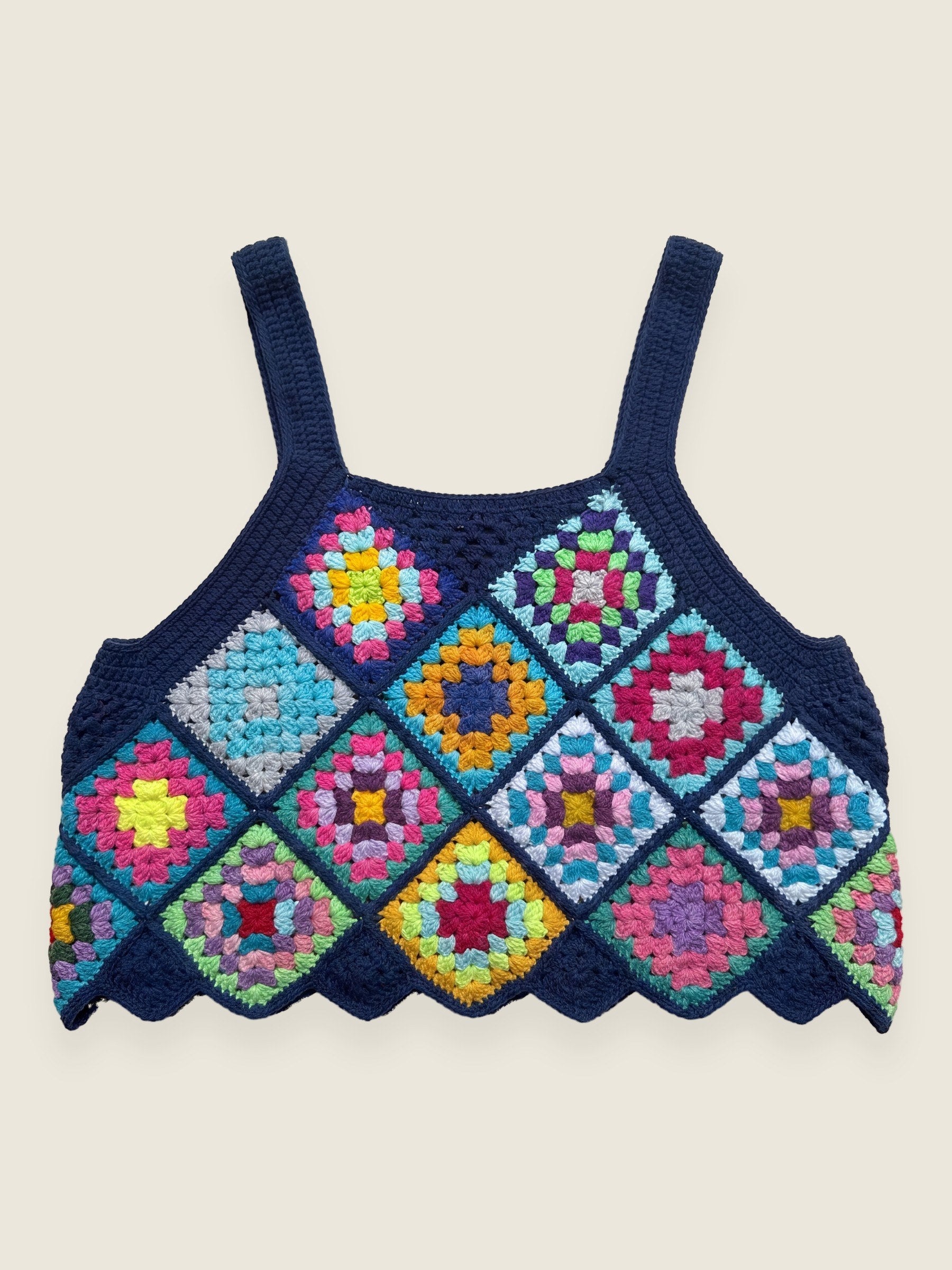Handmade organic cotton crochet top by Ana Chic