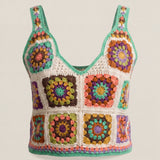 Handmade organic cotton crochet top by Ana Chic