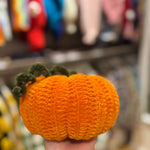 Handmade organic cotton crochet copy strawberry pillow by Ana Chic