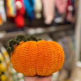 Handmade organic cotton crochet copy strawberry pillow by Ana Chic