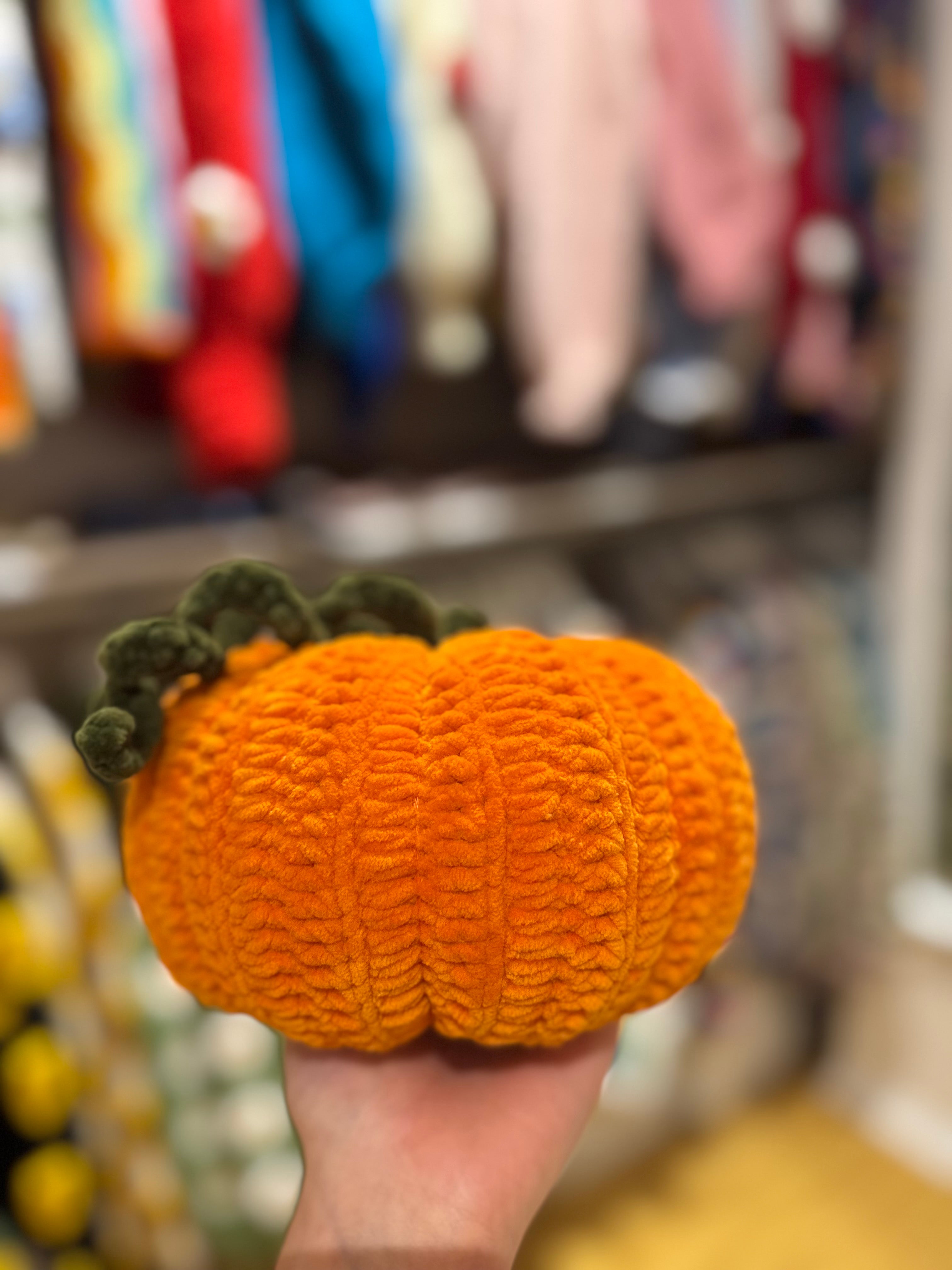 Handmade organic cotton crochet copy strawberry pillow by Ana Chic