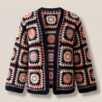 Handmade organic cotton crochet cardigan by Ana Chic