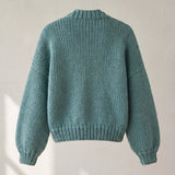Handmade organic cotton crochet cardigan by Ana Chic