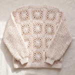 Handmade organic cotton cardigan by Ana Chic