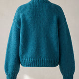 Handmade chunky wool knitted cardigan by Ana Chic