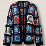 Handmade organic cotton crochet cardigan by Ana Chic