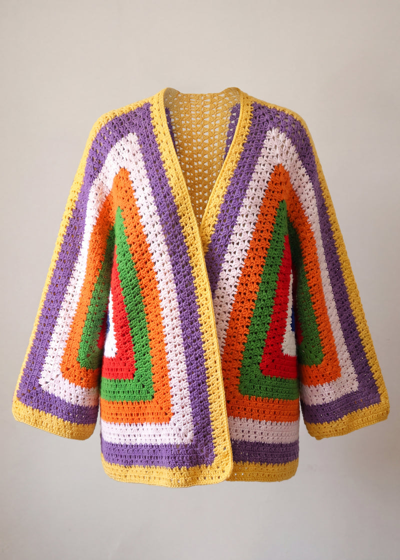 Handmade organic cotton cardigan by Ana Chic