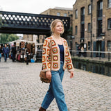 Handmade crochet cardigan, Camden Town London street style — Ana Chic