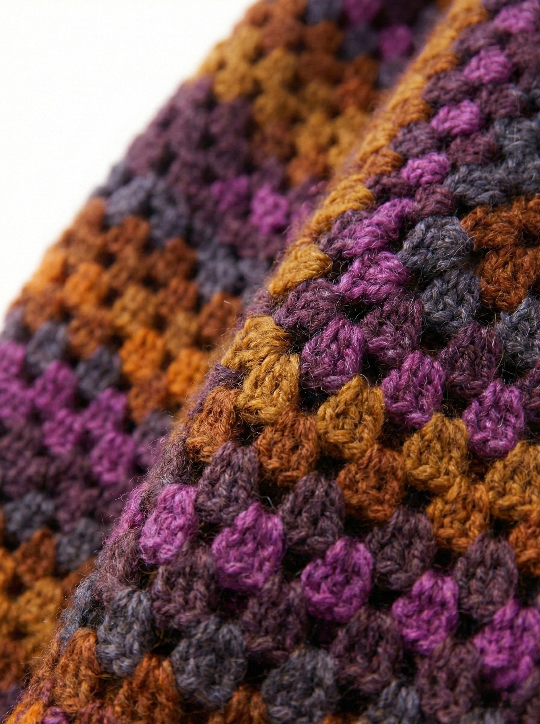 Autumn – Chunky Wool Crochet Jumper — handmade chunky wool crochet jumper by Ana Chic, styled view