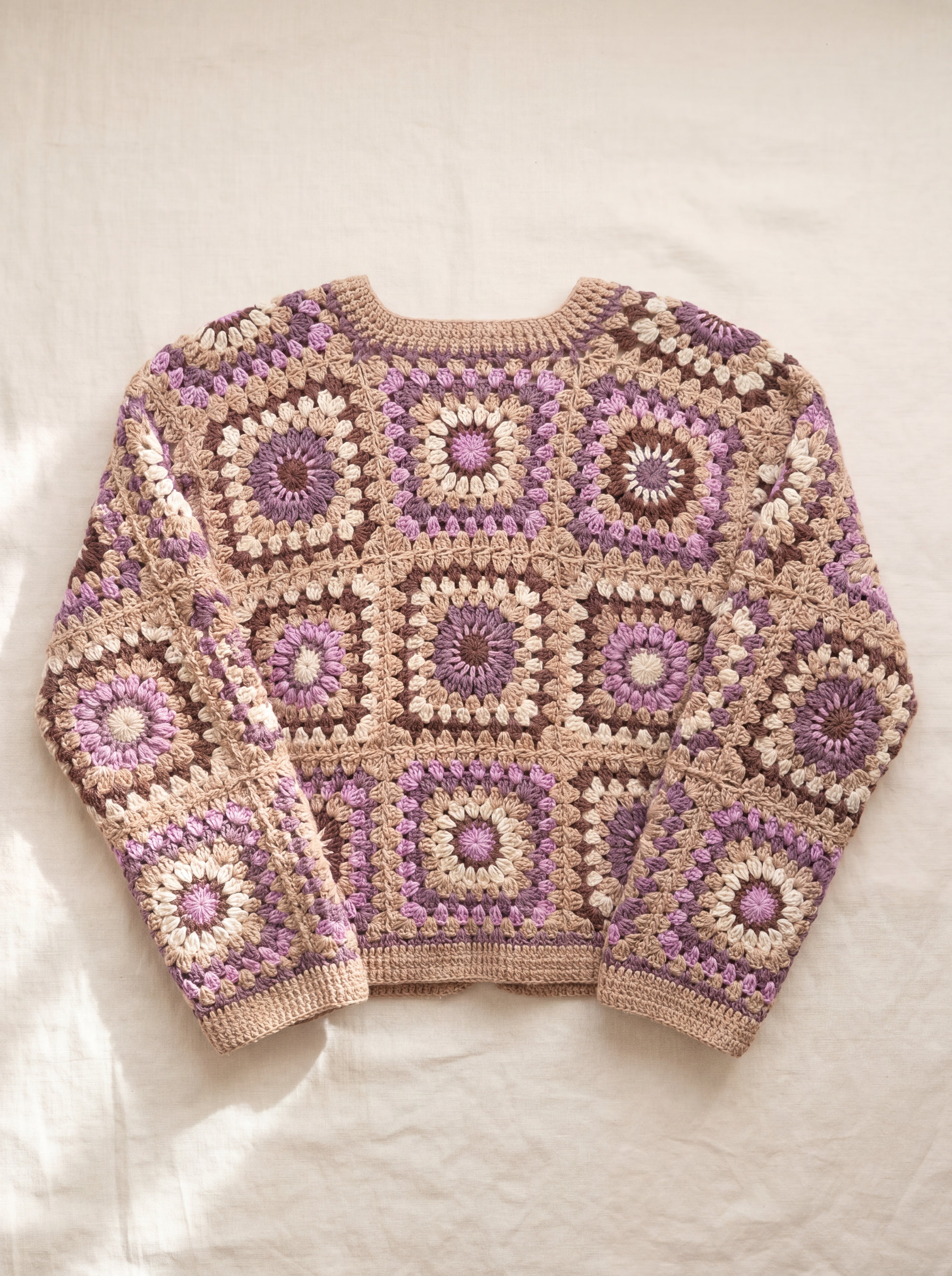 Handmade organic cotton cardigan by Ana Chic