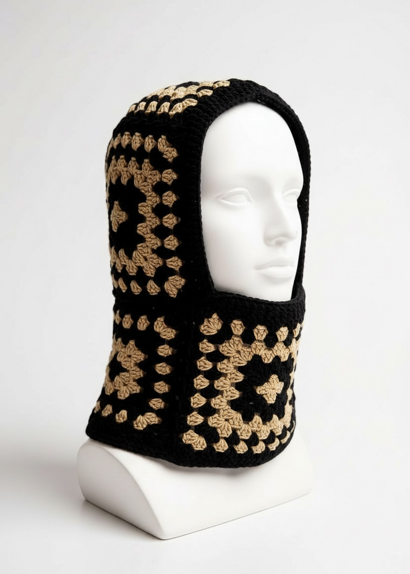 Balaclava — handmade organic cotton crochet balaclava by Ana Chic