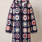 Handmade organic cotton crochet coat by Ana Chic