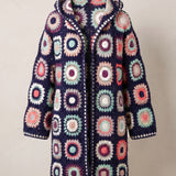 Handmade organic cotton crochet coat by Ana Chic