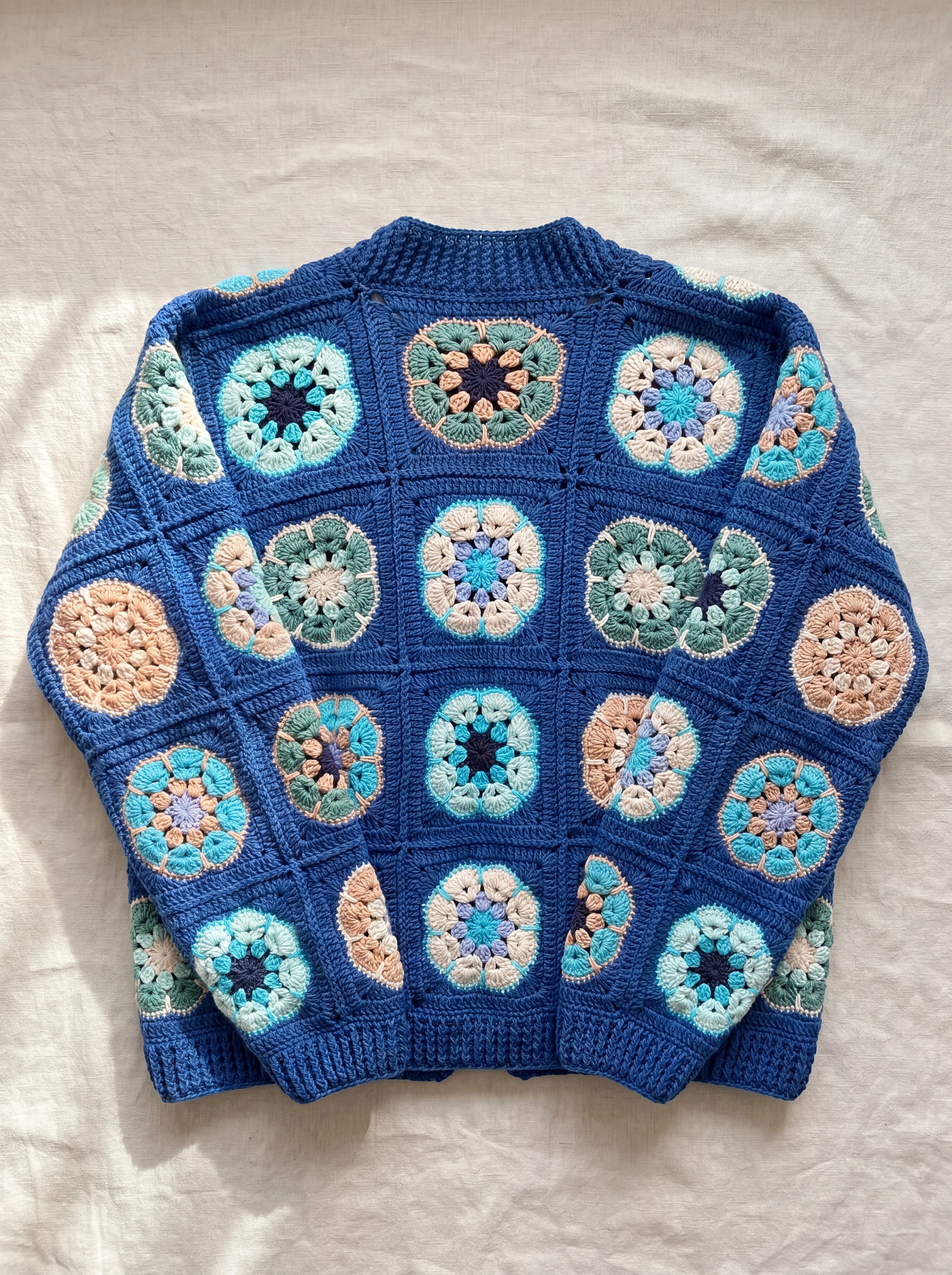Handmade organic cotton cardigan by Ana Chic
