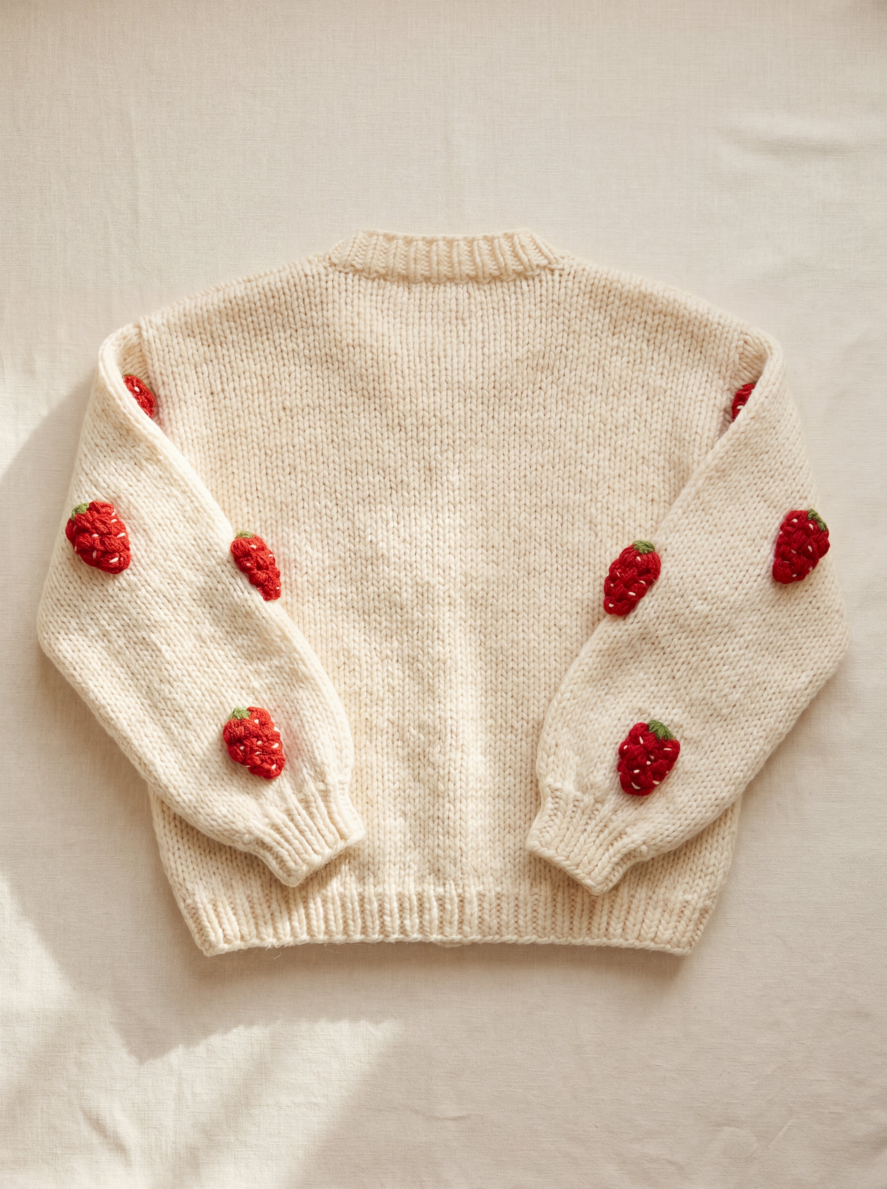 Handmade organic cotton cardigan by Ana Chic