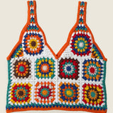 Handmade organic cotton crochet top by Ana Chic