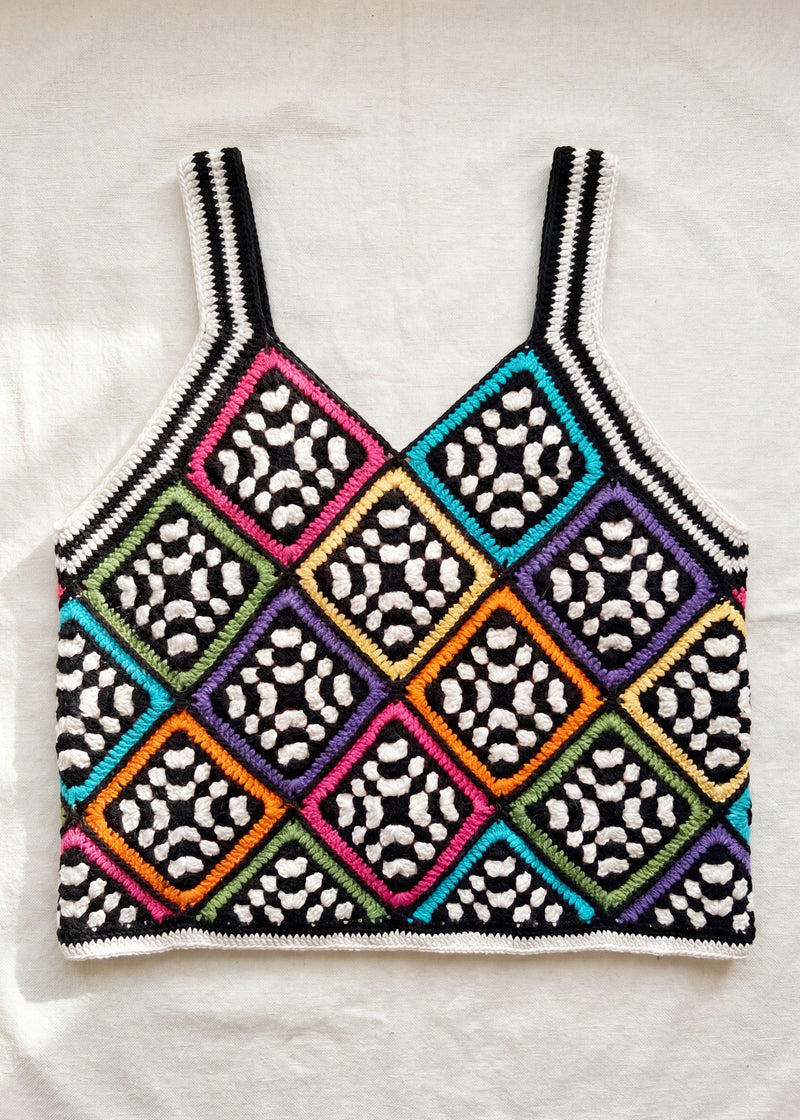 Handmade organic cotton vest by Ana Chic