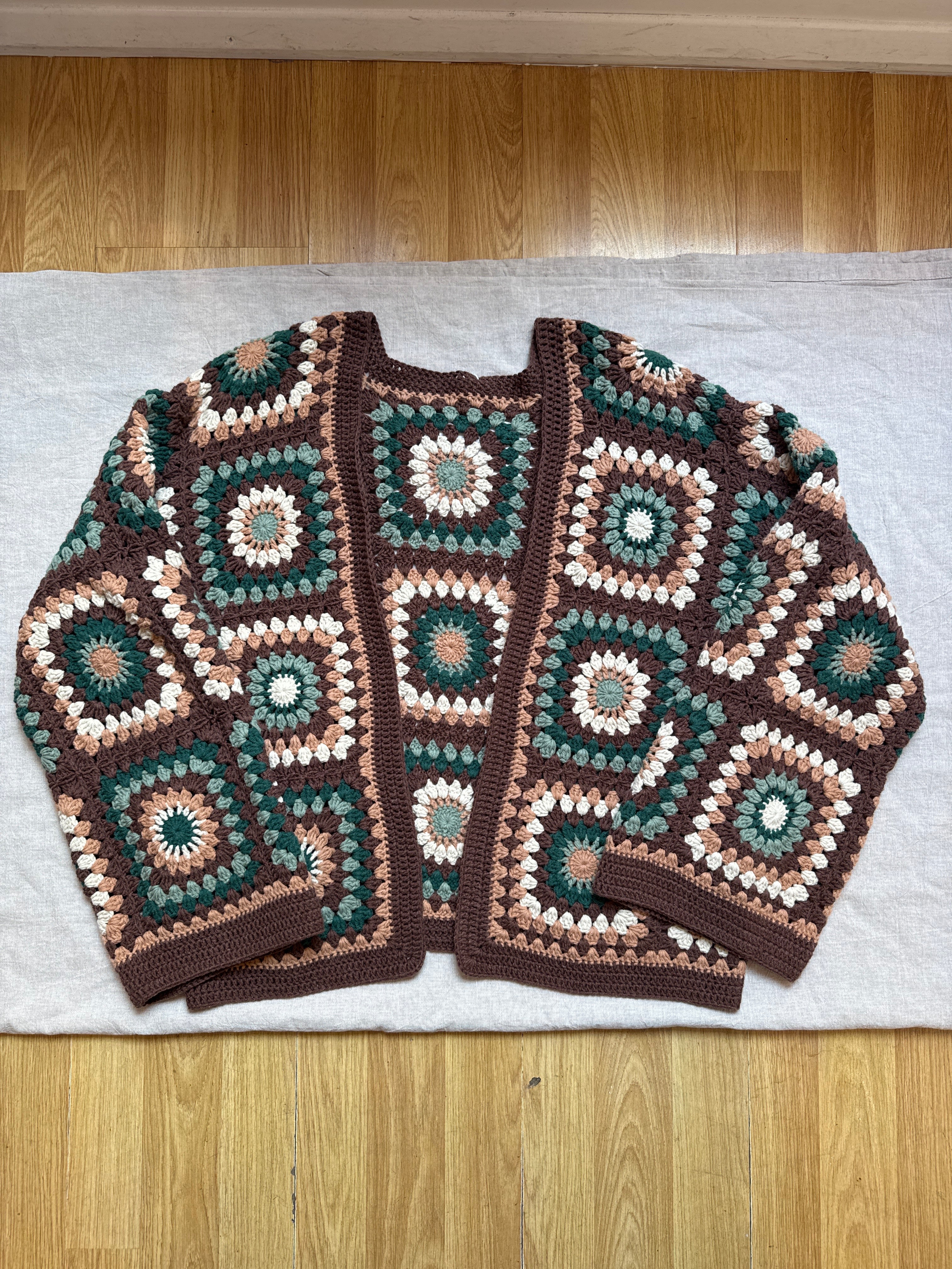 Handmade Cardigan by Ana Chic - Boho Mosaic black