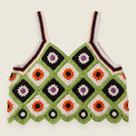 Handmade organic cotton crochet top by Ana Chic