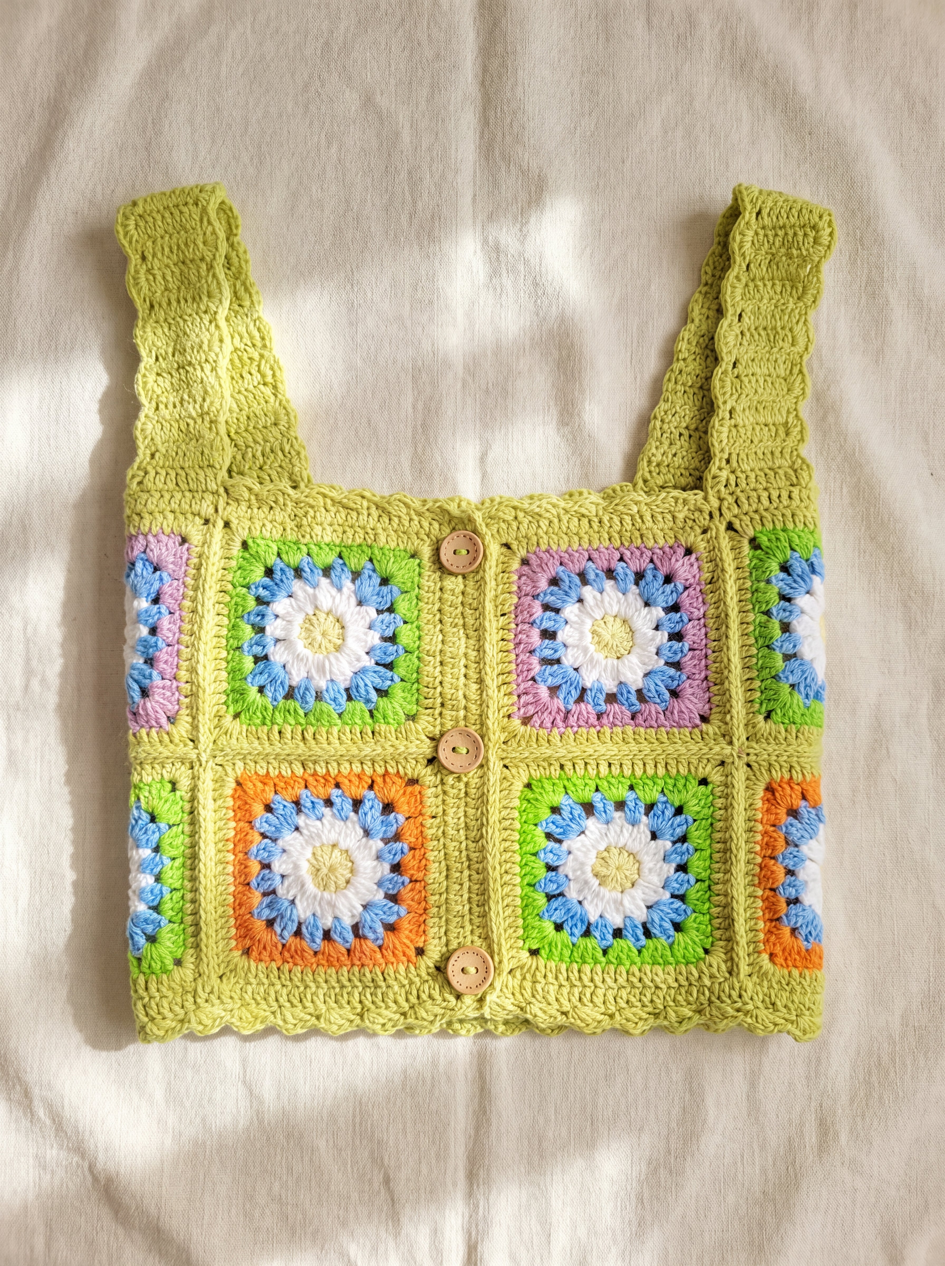 Handmade organic cotton top by Ana Chic