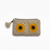Pencil case — handmade organic cotton crochet accessories by Ana Chic
