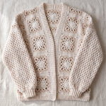 Handmade organic cotton cardigan by Ana Chic