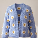 Handmade organic cotton cardigan by Ana Chic