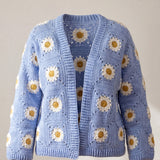 Handmade organic cotton cardigan by Ana Chic