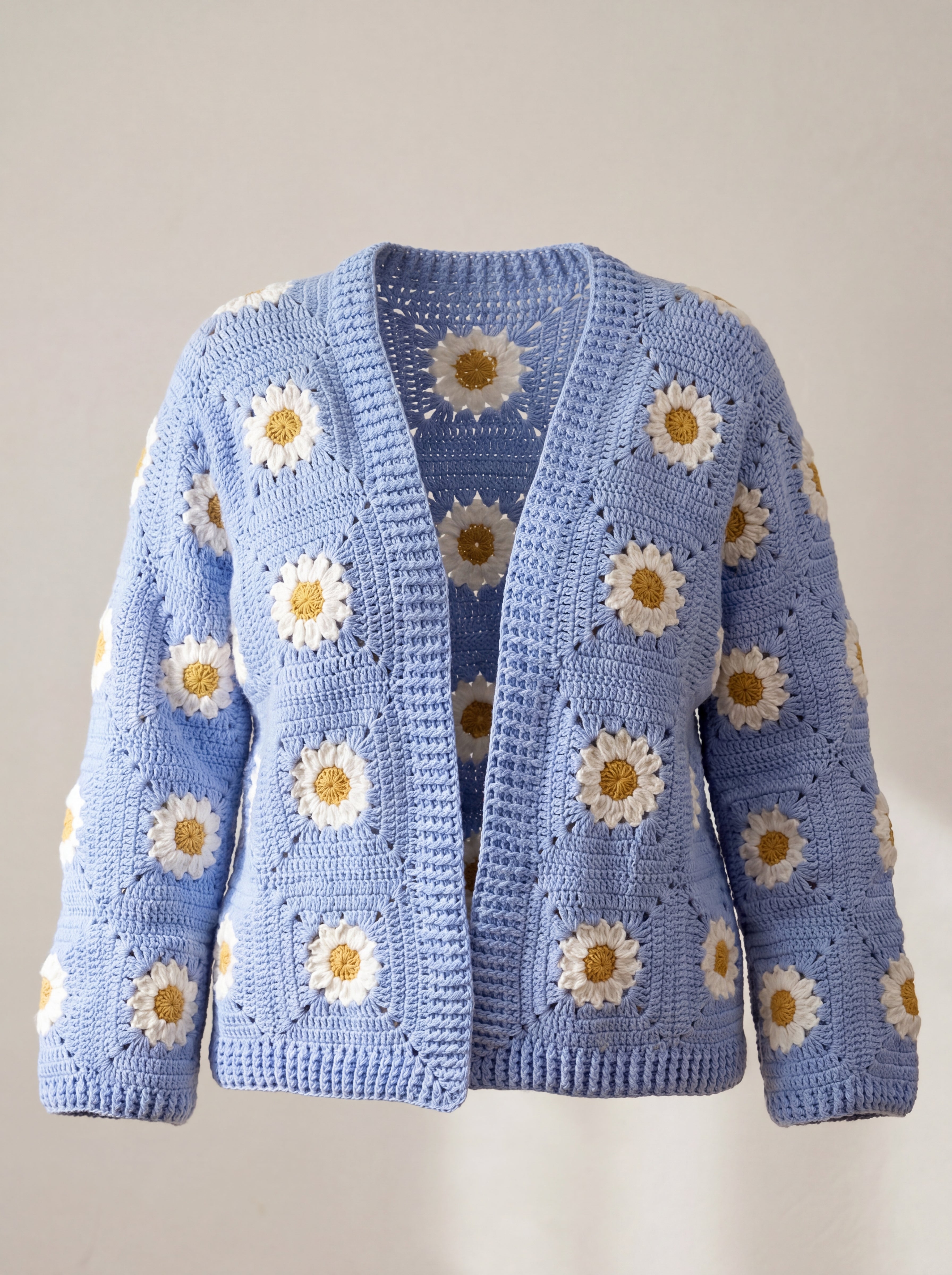 Handmade organic cotton cardigan by Ana Chic