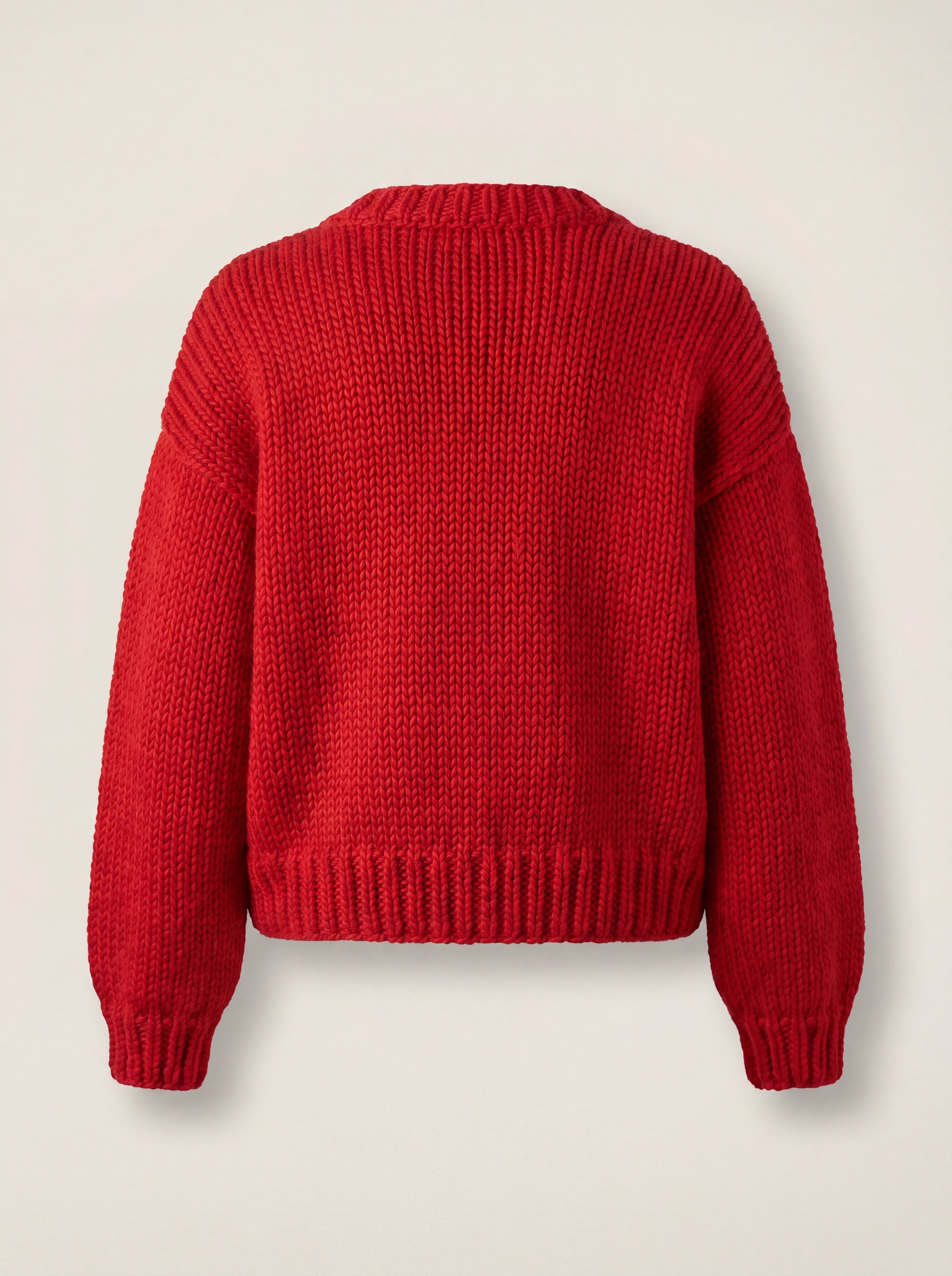 Handmade chunky wool knitted cardigan by Ana Chic