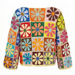 Flower jumper — handmade organic cotton crochet jumper by Ana Chic