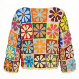 Flower jumper — handmade organic cotton crochet jumper by Ana Chic