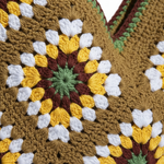 Granny Bag — handmade organic cotton crochet bag by Ana Chic, detail 3