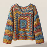 pos 7 · coastal-chunky-wool-crochet-jumper (Jumper) · FRONT · NBP 4K v7 grey ghost