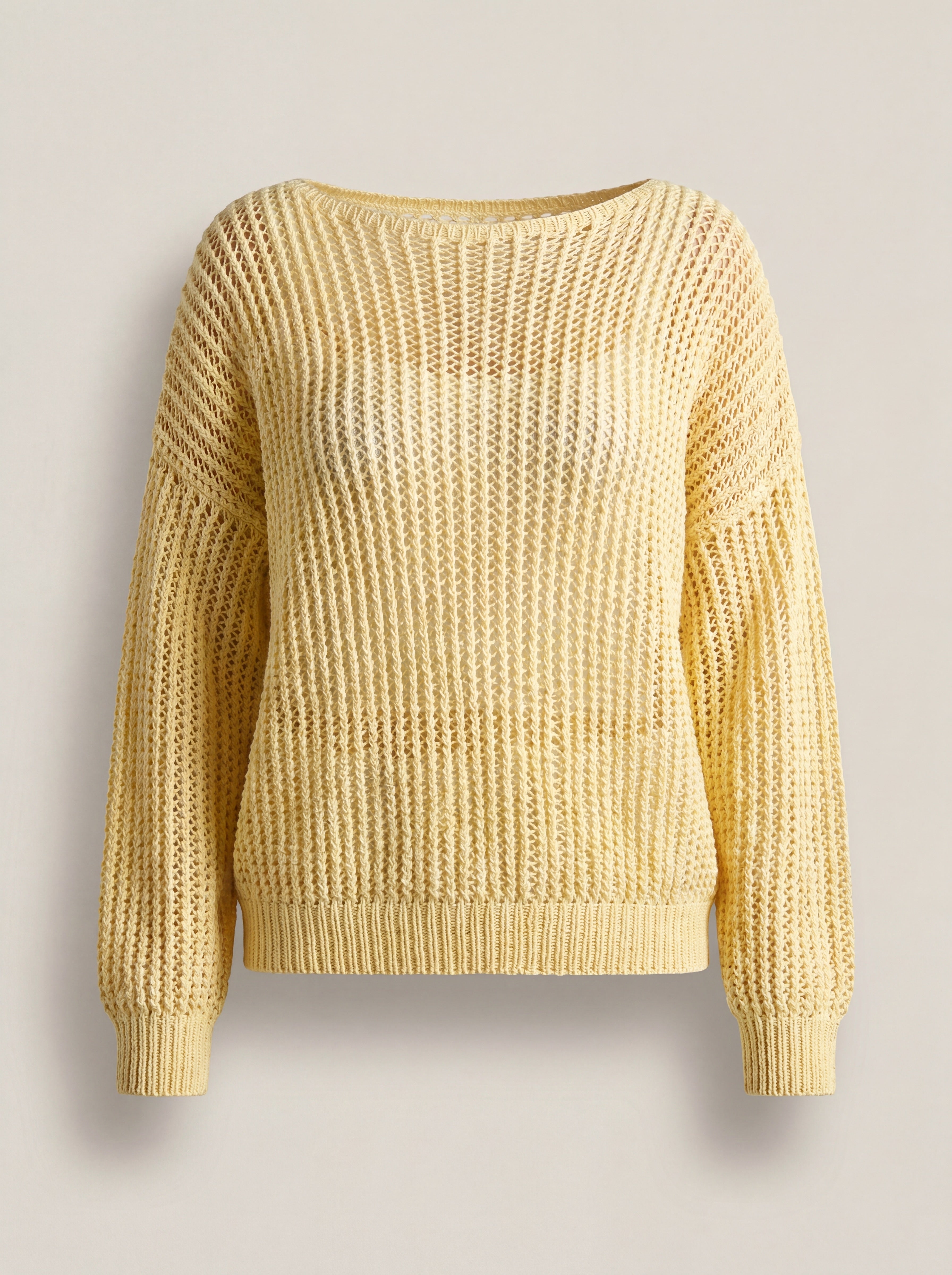 Handmade organic cotton crochet jumper by Ana Chic