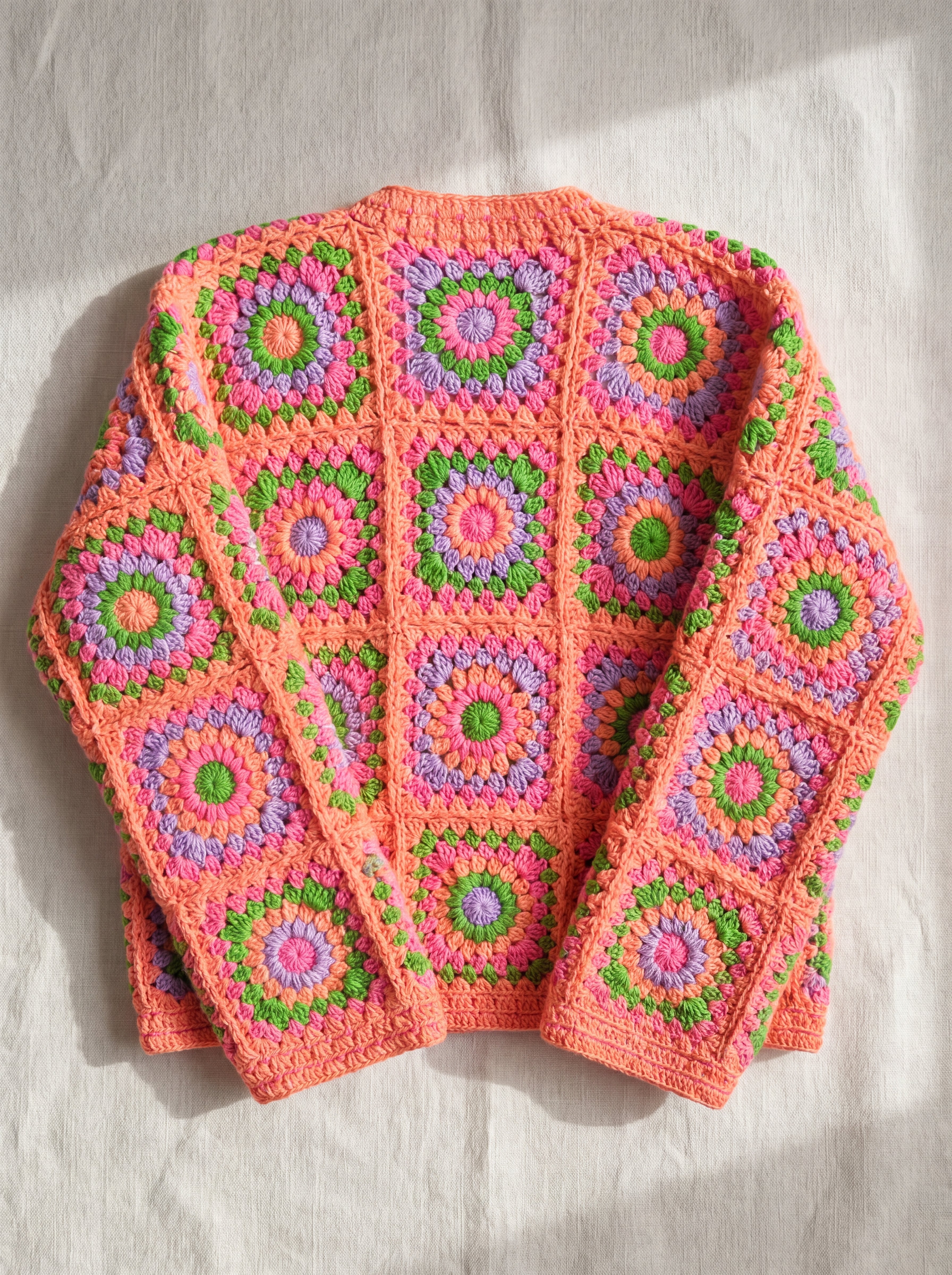 Handmade organic cotton cardigan by Ana Chic