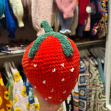 Handmade organic cotton crochet strawberry by Ana Chic