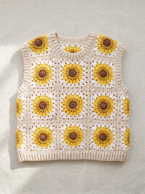 Handmade organic cotton vest by Ana Chic