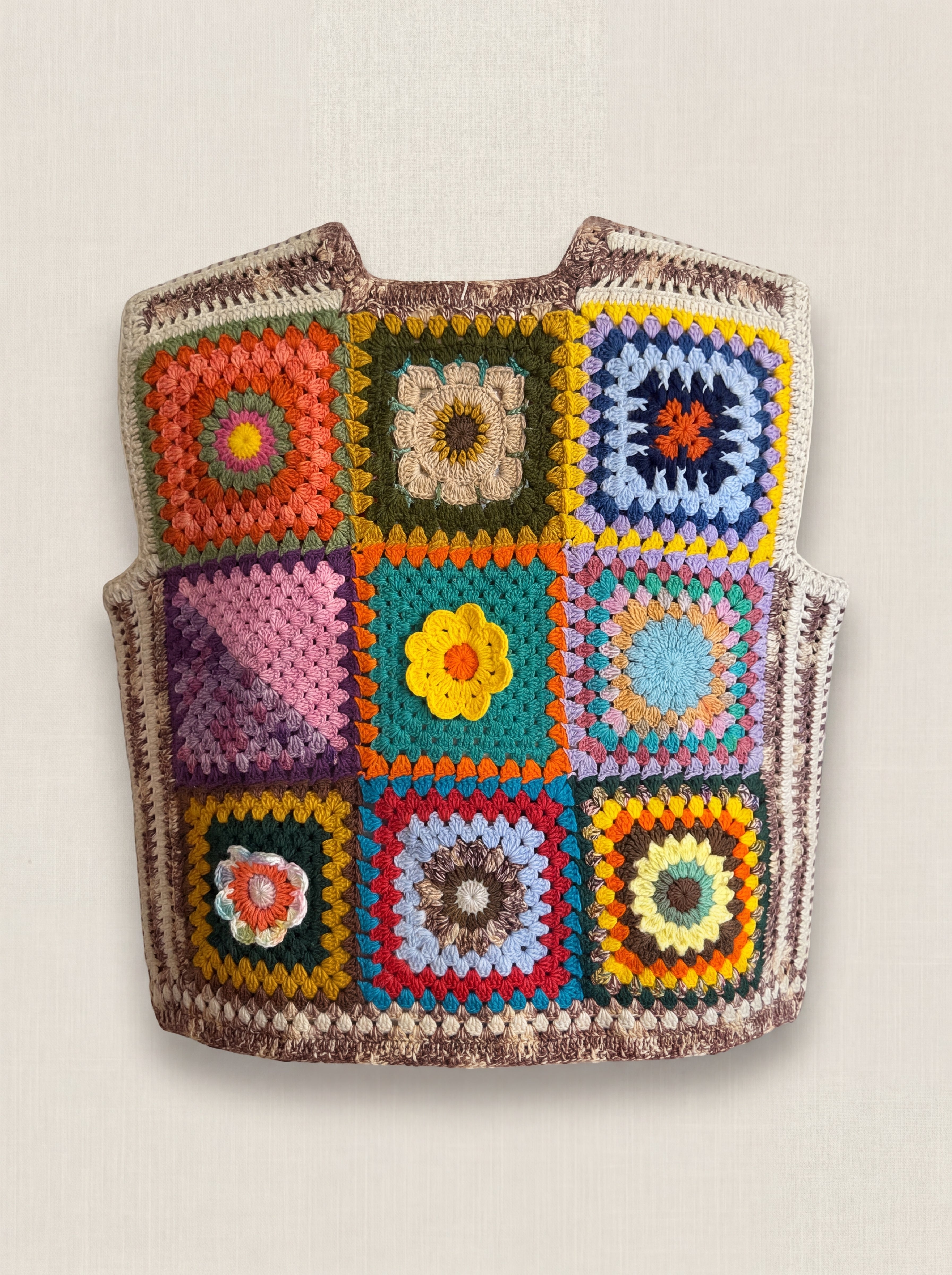 Handmade organic cotton vest by Ana Chic