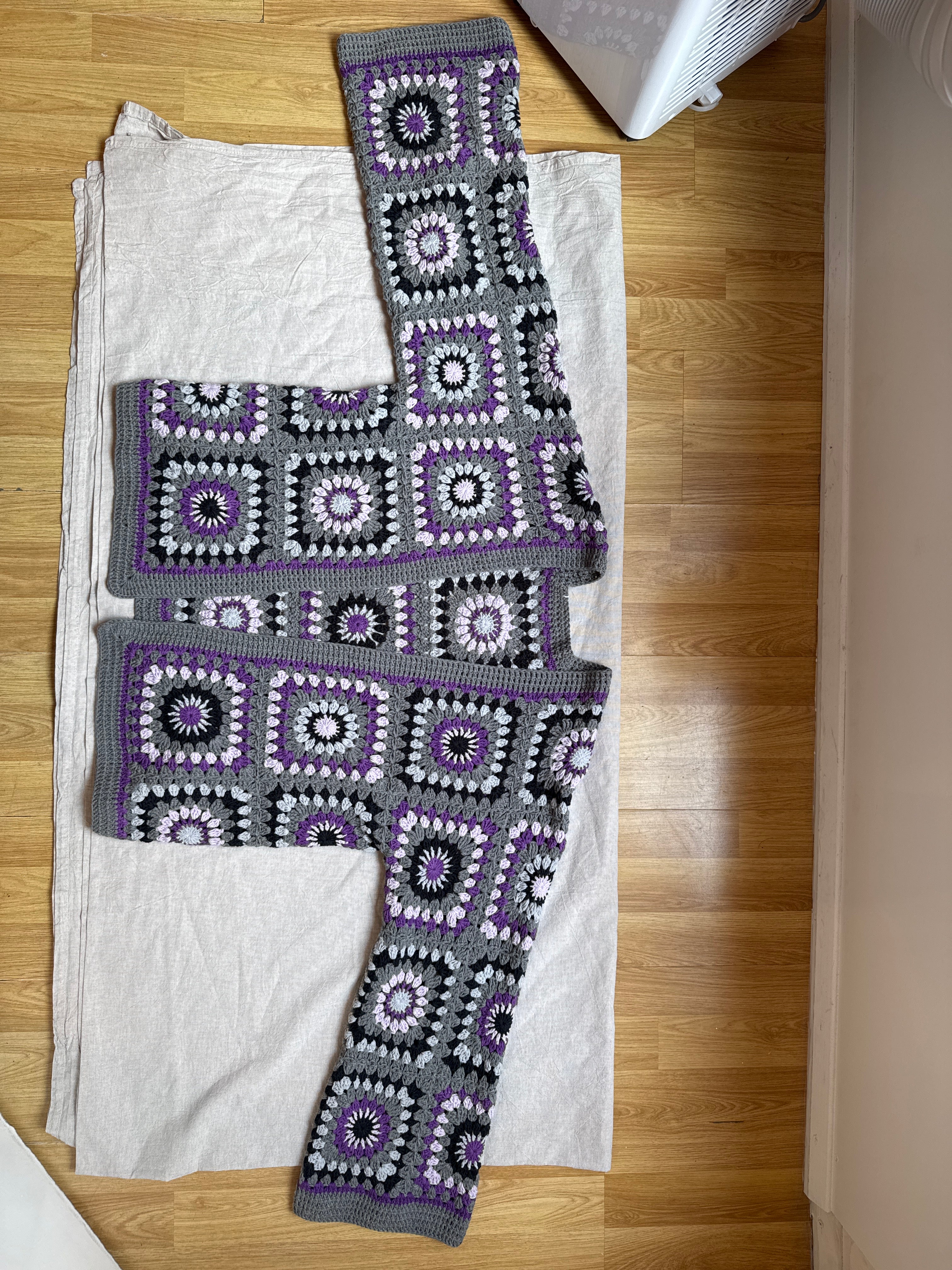 Handmade  by Ana Chic - Grey boho