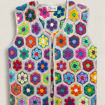 Handmade organic cotton vest by Ana Chic